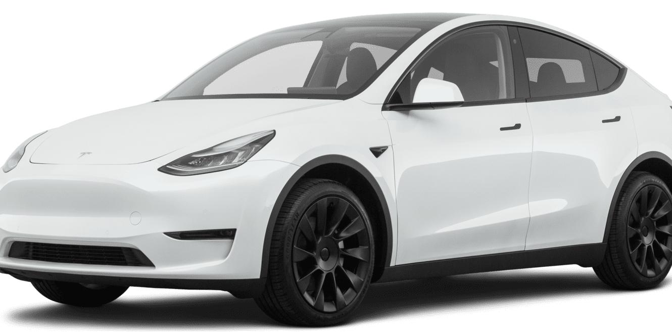 TESLA MODEL Y 2021 5YJYGDED5MF105867 image